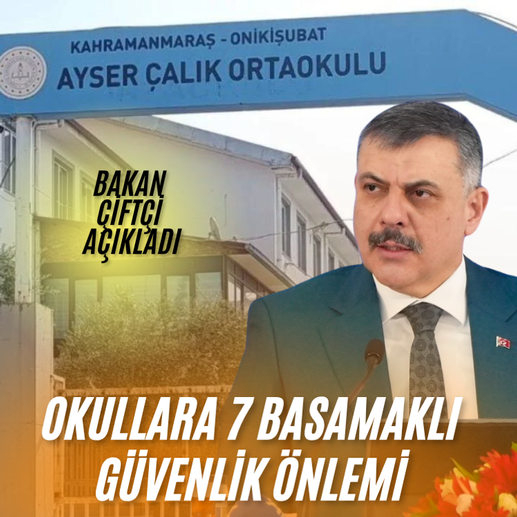 Okullara 7 basamaklı güvenlik önlemi
