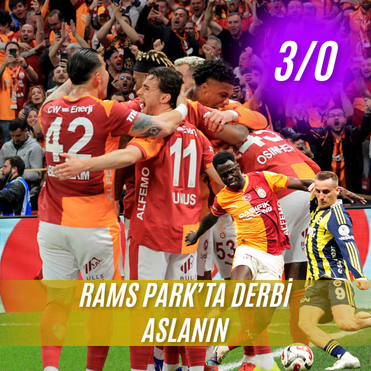 Derbide kazanan Galatasaray