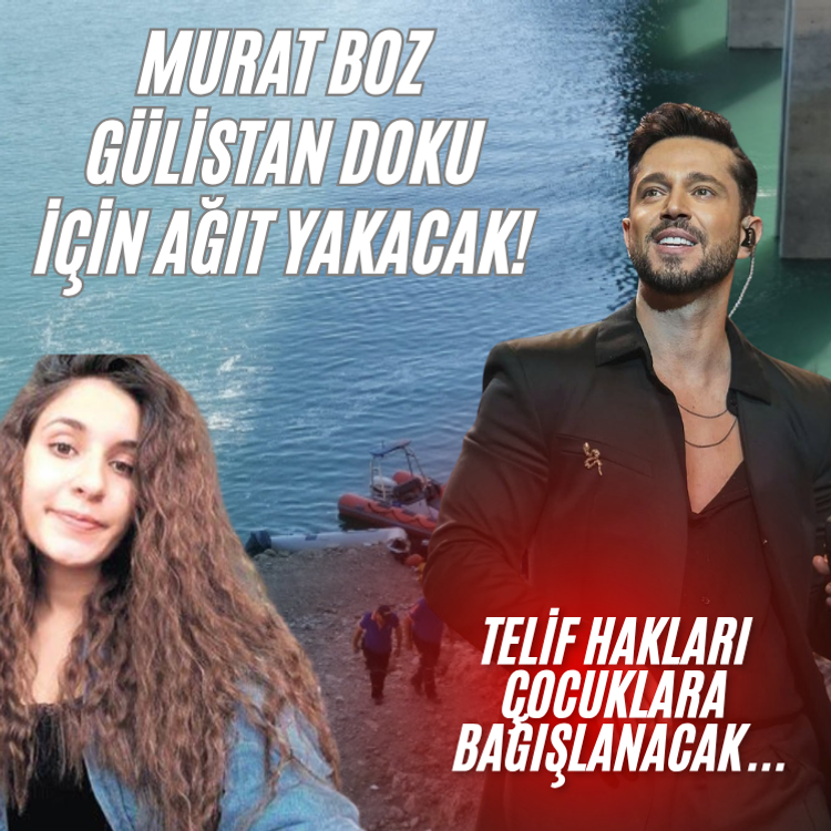 Murat Boz'dan Gülistan Doku için anlamlı ağıt! Telif hakları çocuklara bağışlanacak...