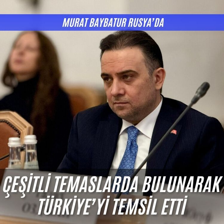 Murat Baybatur Rusya'da Türkiye'yi temsil etti