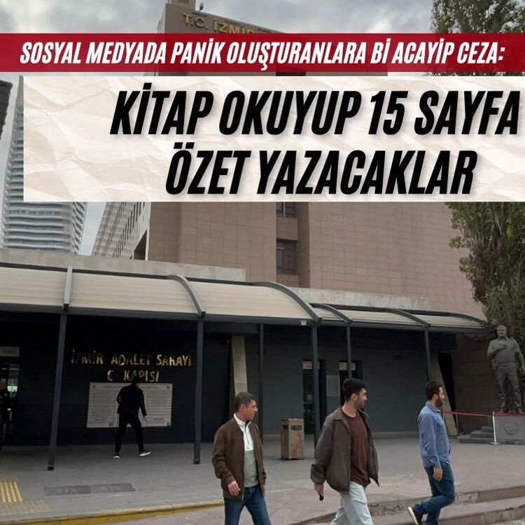 Sosyal medyada panik oluşturanlara bi acayip ceza:  Kitap okuyup 15 sayfa özet yazacaklar