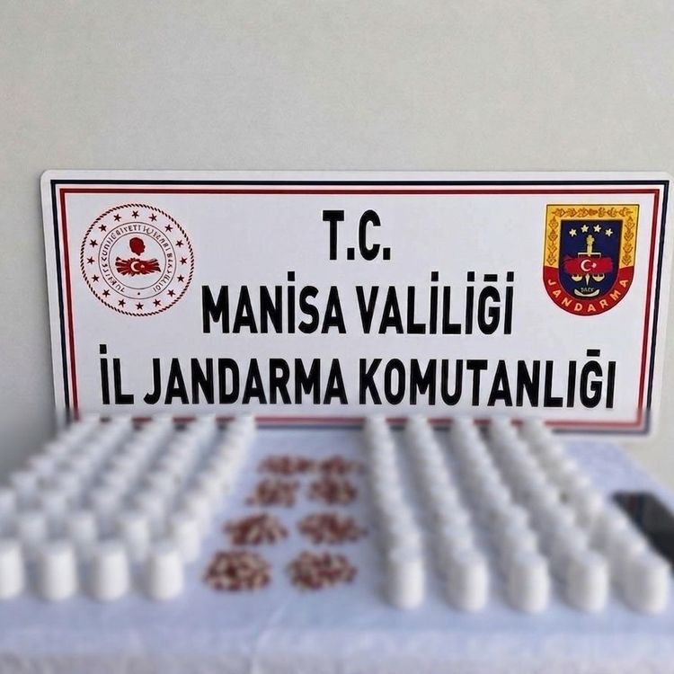 Salihli’de 5 bin 238 adet uyuşturucu hap ele geçirildi