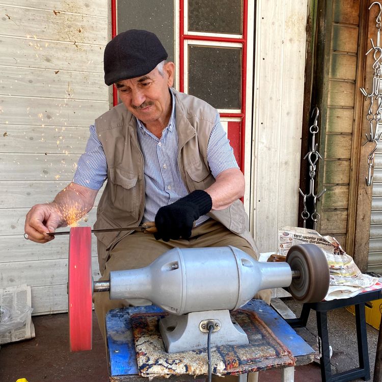 Bıçakçılarda bayram mesaisi