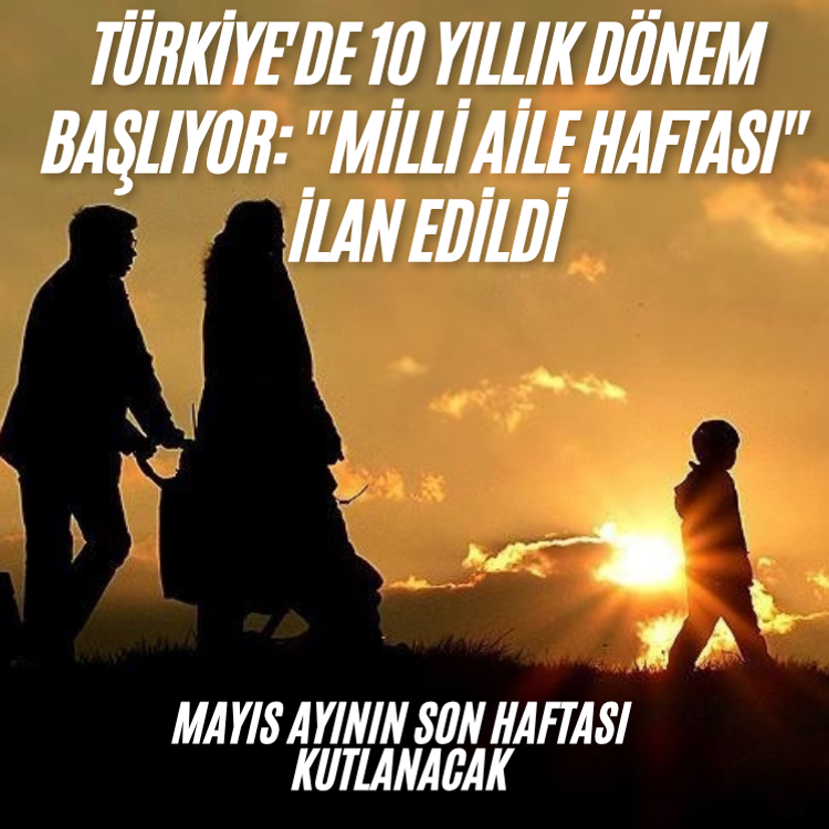 Aile ve Nüfus On Yılı Genelgesi Resmi Gazete'de yayımlandı