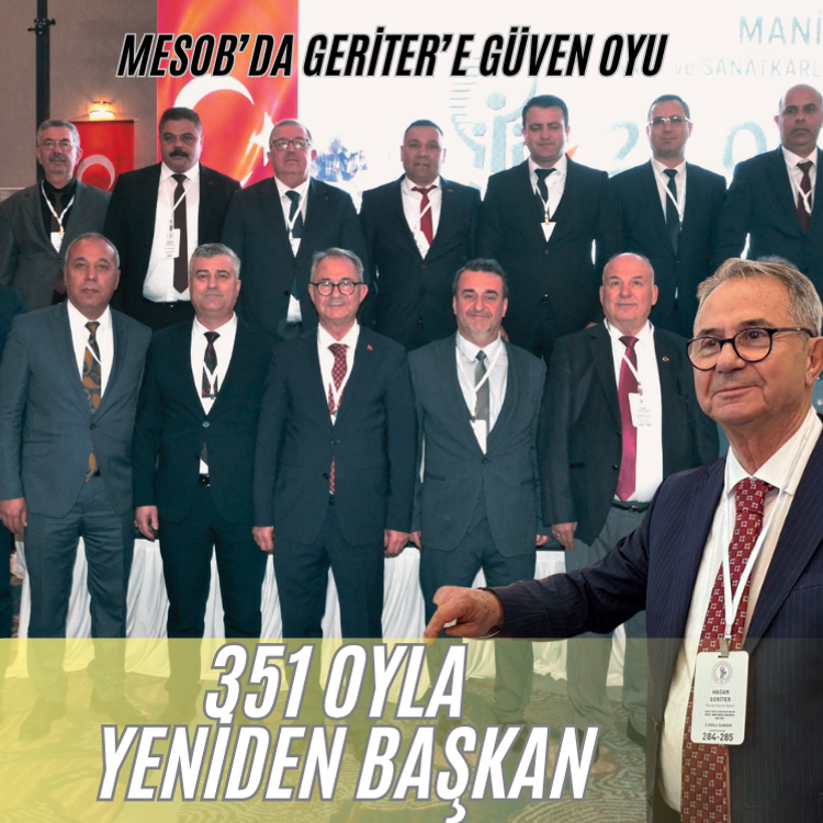 MESOB'da  Geriter yeniden başkan!