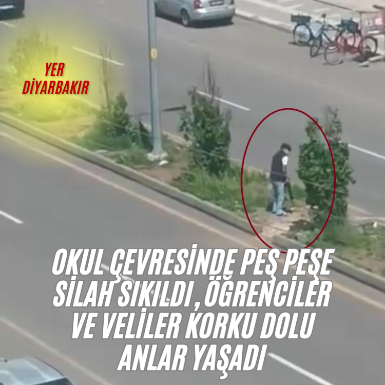 Okul çevresinde peş peşe silah sıkıldı, öğrenciler ve veliler korku dolu anlar yaşadı