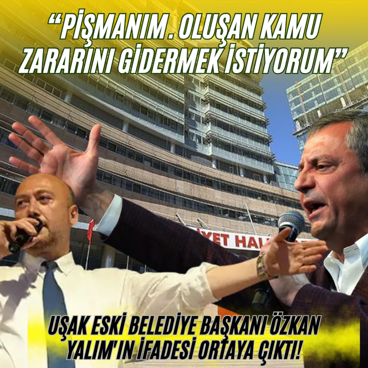 Uşak Belediye Başkanı Özkan Yalım'ın etkin pişmanlık ifadesi ortaya çıktı