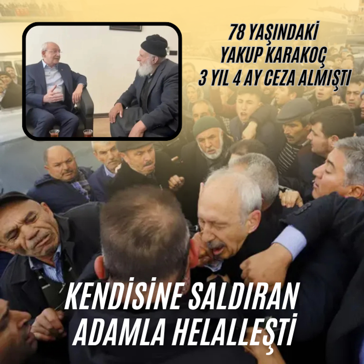 Kılıçdaroğlu Kendisine saldırıp 3 yıl 4 ay ceza alan adamla helalleşti