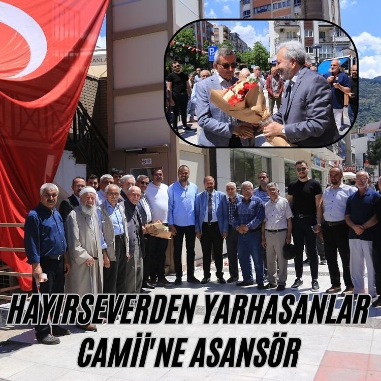 Hayırseverden Yarhasanlar Camii'ne asansör