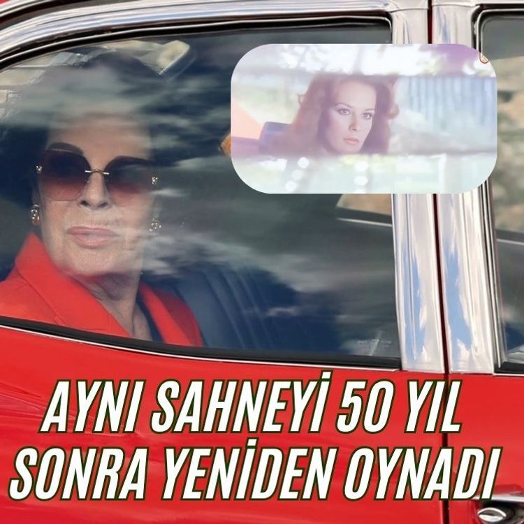 Hülya Koçyiğit'in 50 yıllık film sahnesi Sivas'ta yeniden canlandırıldı