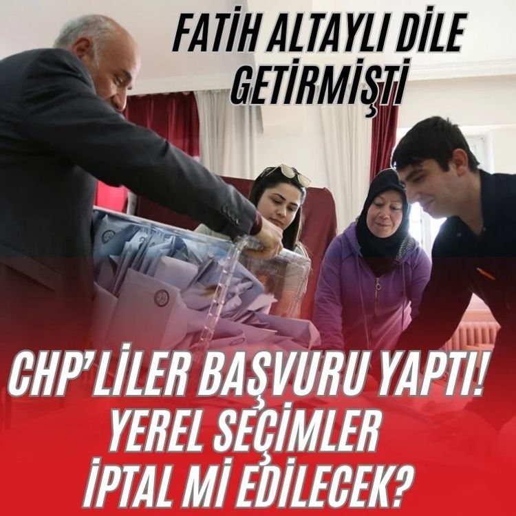 YSK'ya başvuru: 'Yerel seçimler iptal edilsin'