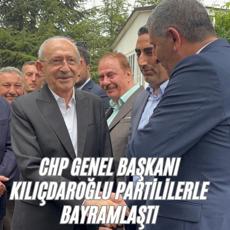 CHP Genel Başkanı Kılıçdaroğlu partililerle bayramlaştı