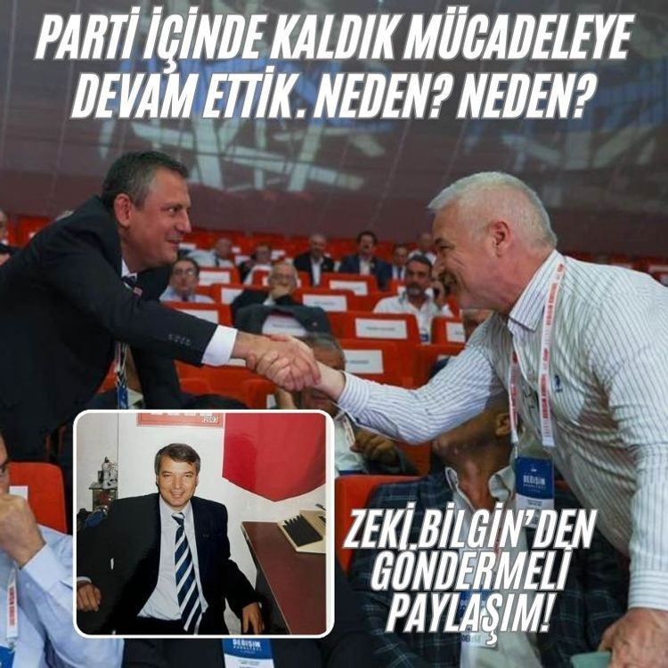 Zeki Bilgin’den göndermeli paylaşım
