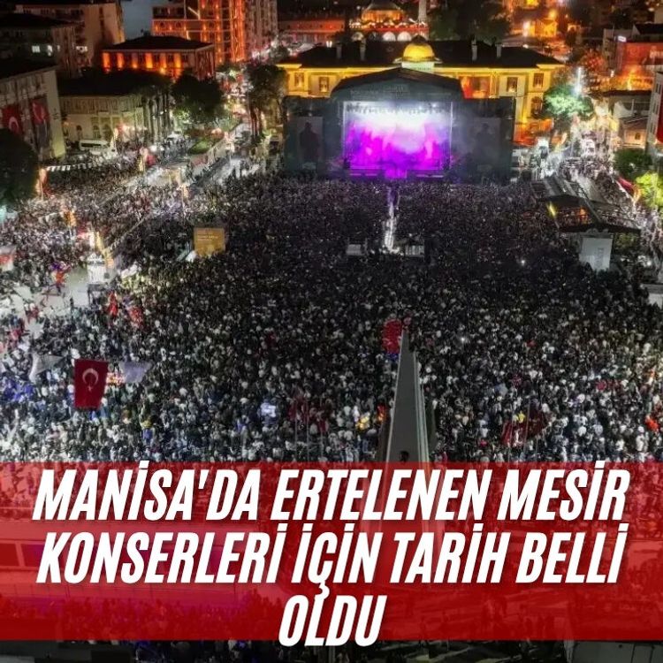 Manisa'da ertelenen Mesir konserleri için tarih belli oldu