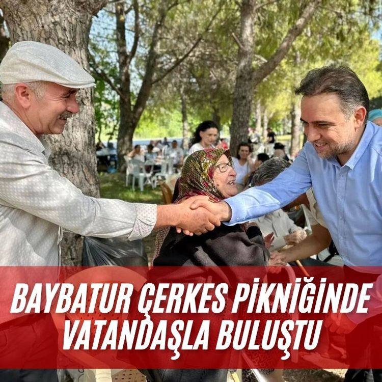 Baybatur Çerkes Pikniğinde vatandaşla buluştu