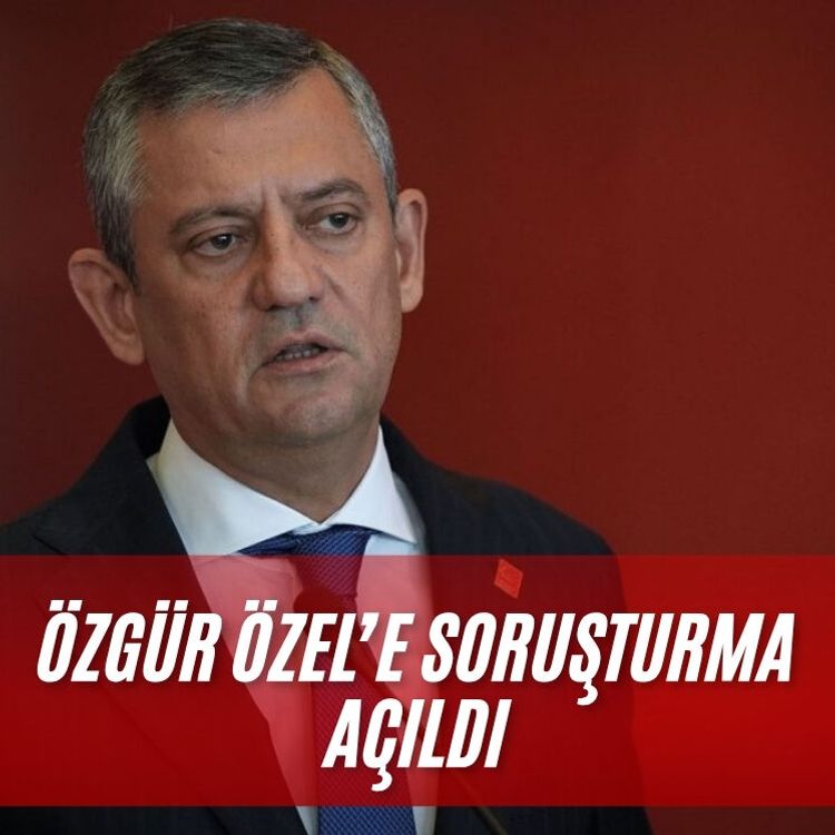 Adalet Bakanlığı, Özgür Özel'e soruşturma açıldığını duyurdu