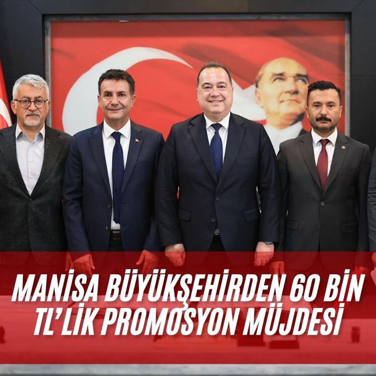 Manisa Büyükşehirden 60 bin TL’lik promosyon müjdesi