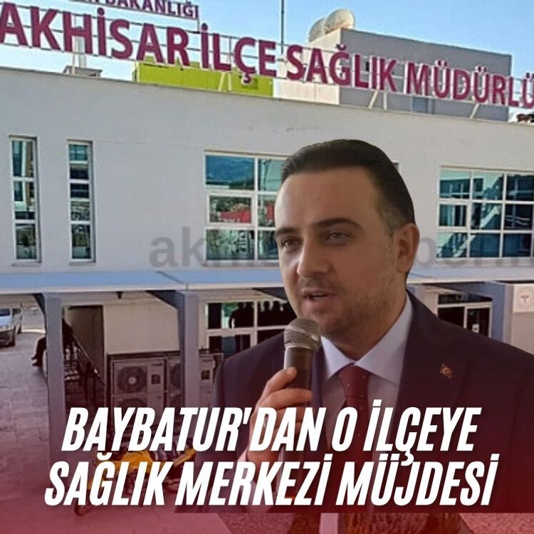 Baybatur'dan o ilçeye sağlık merkezi müjdesi