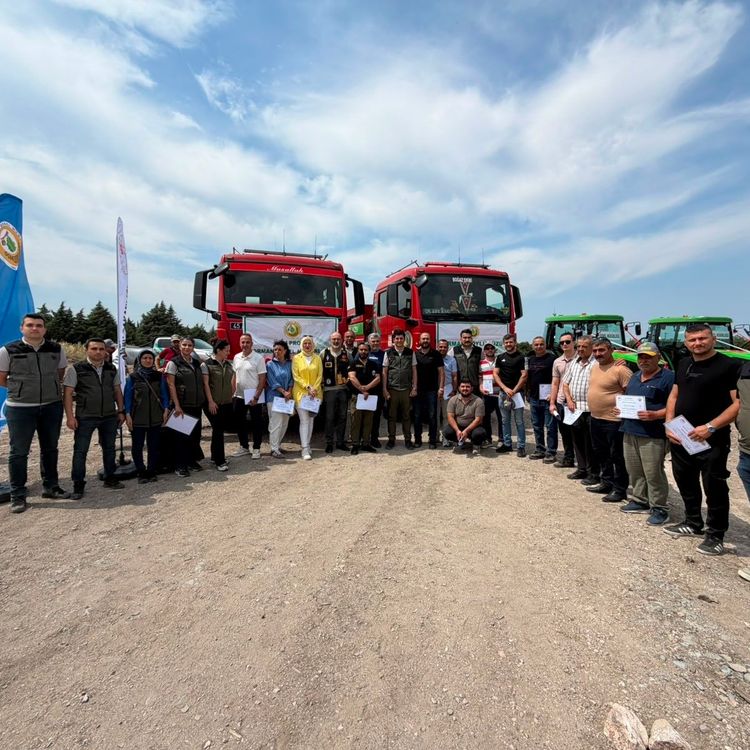 SODOS'un yangın kahramanları sertifikalarını aldı