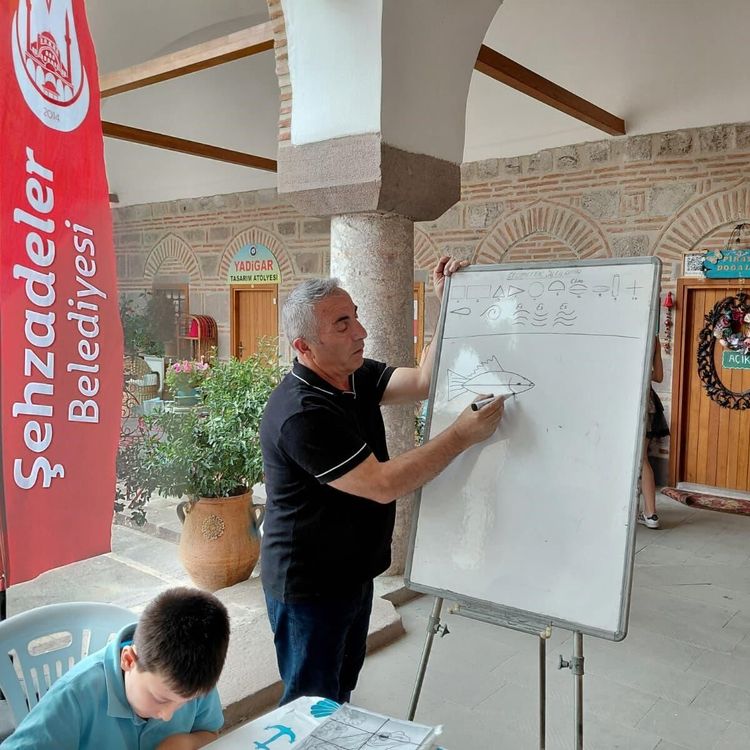 Tarihi Kurşunlu Han’da sanatın izinde yeni yetenekler yetişiyor