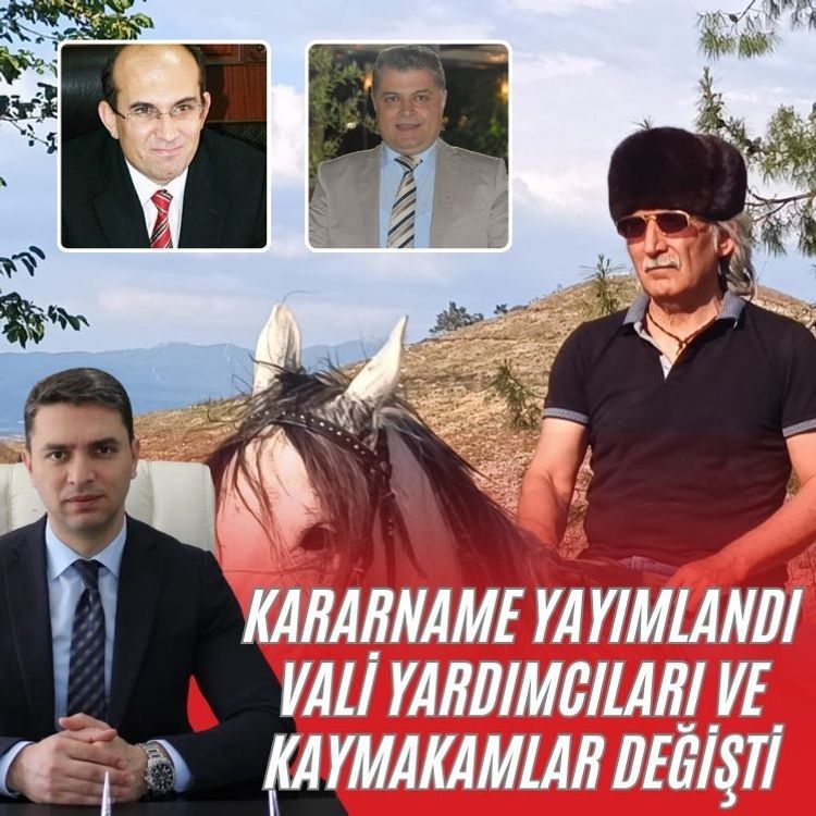 Kararname Yayımlandı. Vali Yardımcıları ve kaymakamlar değişti