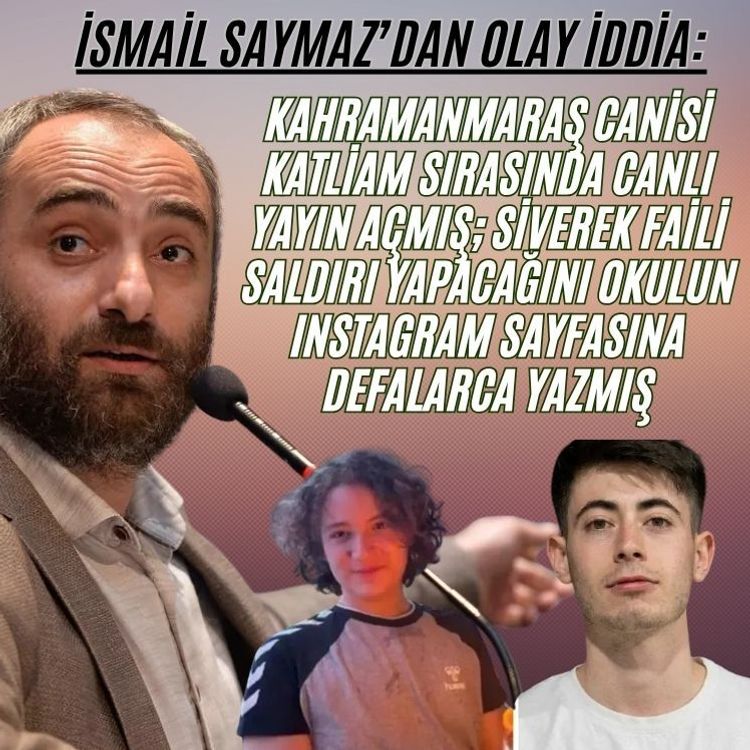 Maraş canisi katliam sırasında canlı yayın açmış; Siverek faili saldırı yapacağını okulun Instagram sayfasına yazmış