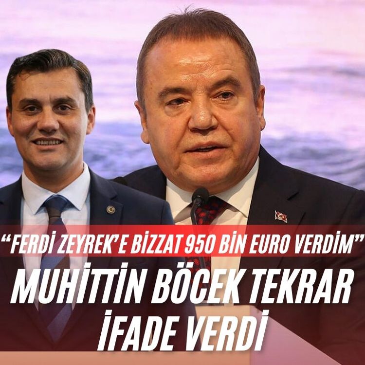 Muhittin Böcek tekrar ifade verdi