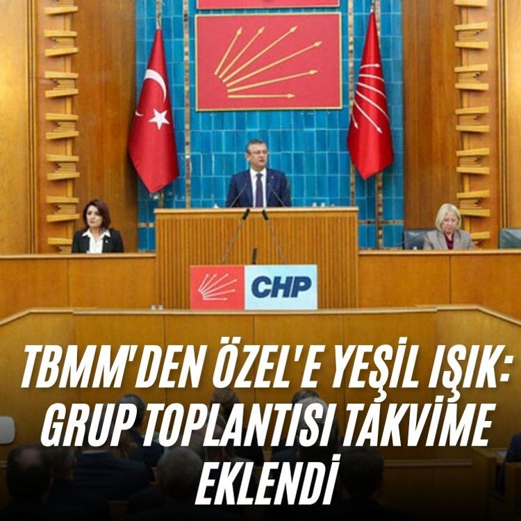 TBMM'den Özel'e yeşil ışık: Grup toplantısı takvime eklendi