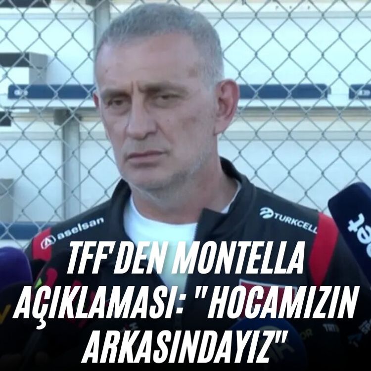 TFF'den Montella açıklaması: "Hocamızın arkasındayız"
