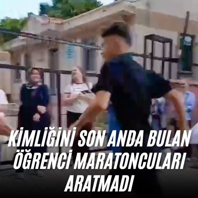 Kimliğini son anda bulan öğrenci maratoncuları aratmadı