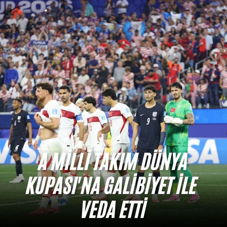 A Milli Takım Dünya Kupası'na galibiyet ile veda etti