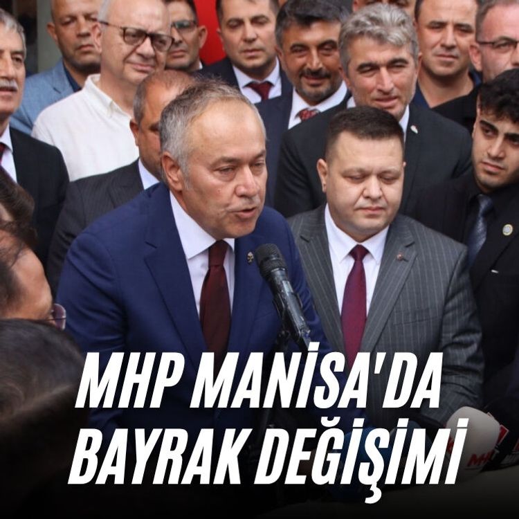 MHP Manisa'da bayrak değişimi