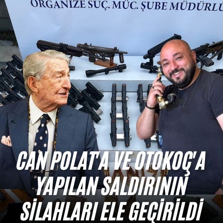 Can Polat'a ve Otokoç'a yapılan saldırının silahları ele geçirildi