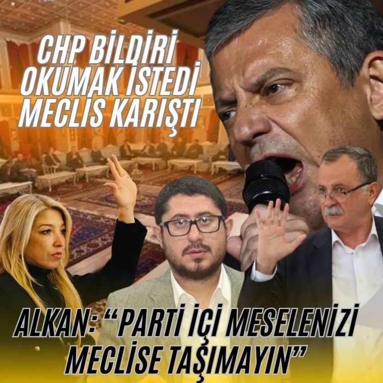 Yunusemre Belediye Meclisi'nde bildiri kavgası