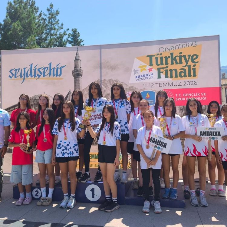 Manisalı oryantiringciler Türkiye üçüncüsü oldu
