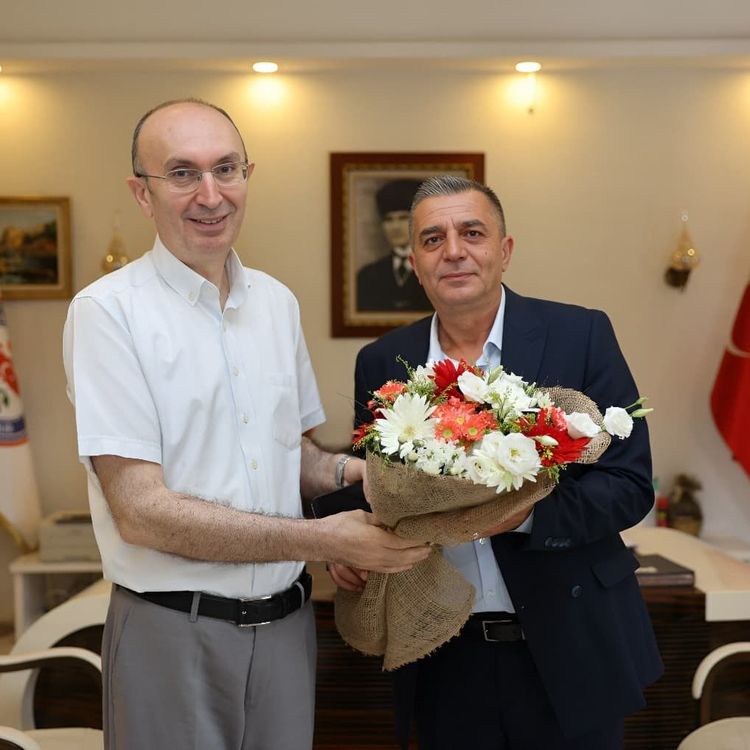 Başkan Şimşek'ten Kaymakam Yazar'a ziyaret