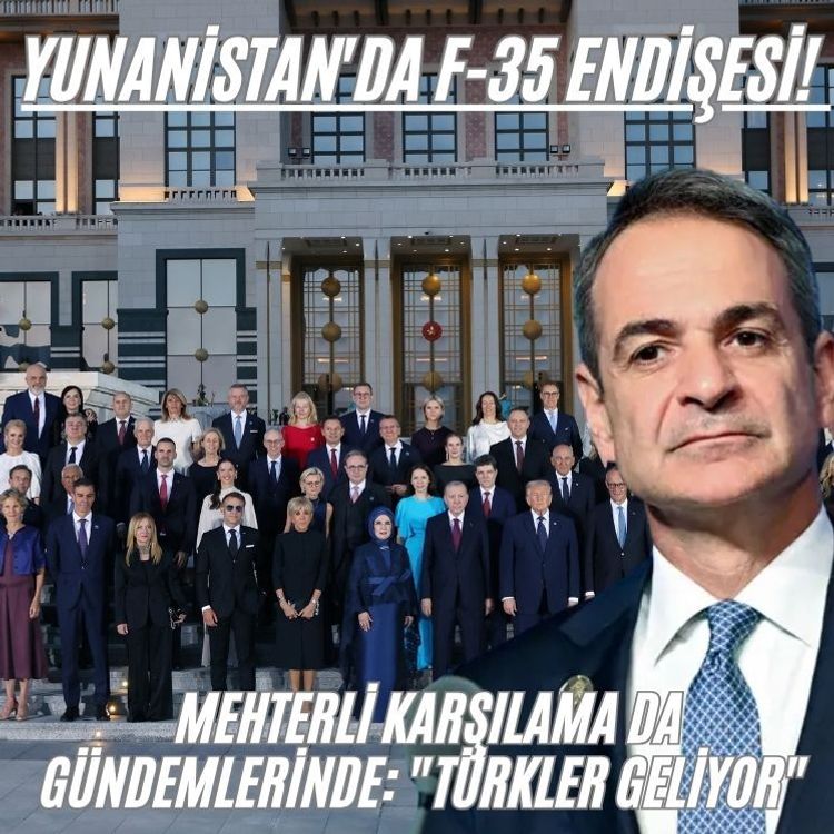 Yunanistan'da F-35 endişesi! Mehterli karşılama da gündemlerinde: "Türkler geliyor"