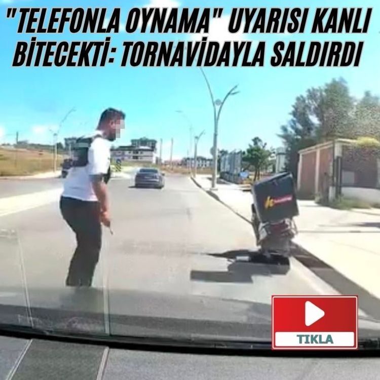 "Telefonla oynama" uyarısı kanlı bitecekti: Tornavidayla saldırdı