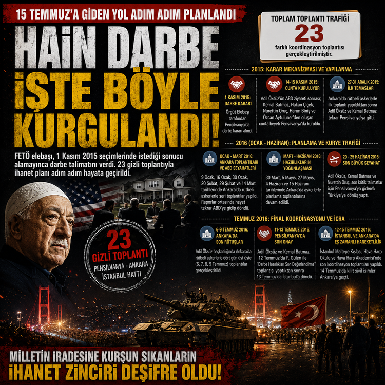 Güvenlik kaynakları, 15 Temmuz hain darbe girişiminin kronolojisini çıkardı