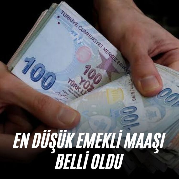 En düşük emekli maaşı belli oldu