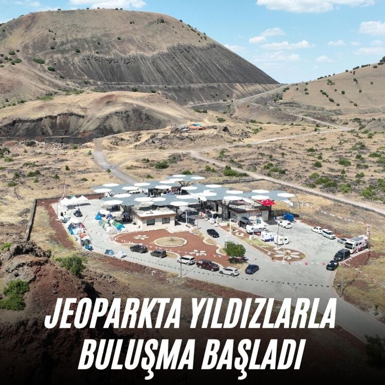 Jeoparkta yıldızlarla buluşma başladı