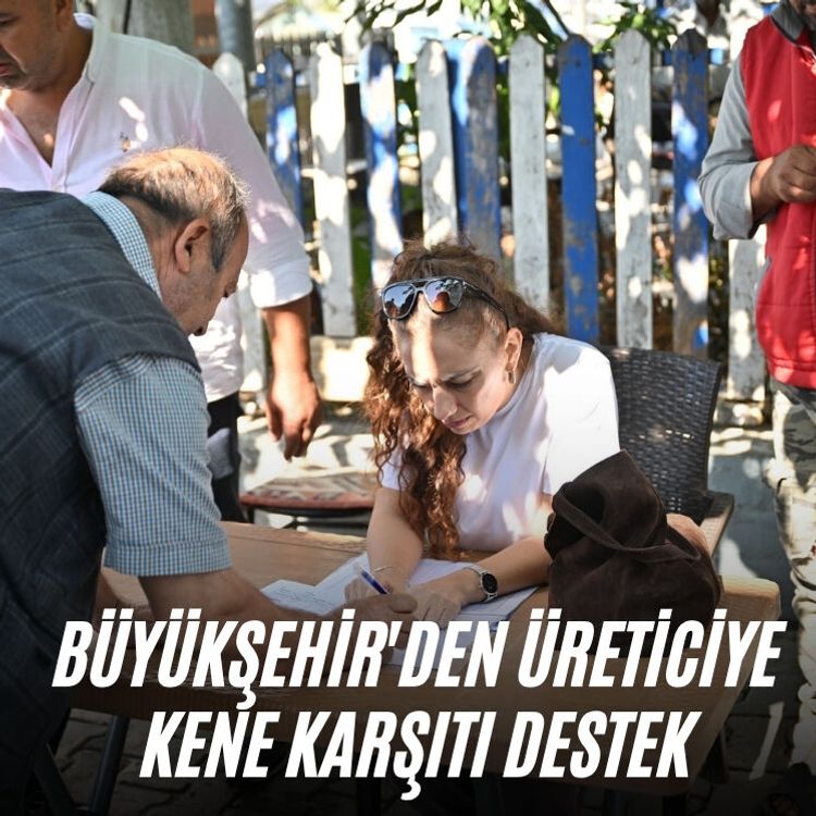 Büyükşehir'den üreticiye kene karşıtı destek