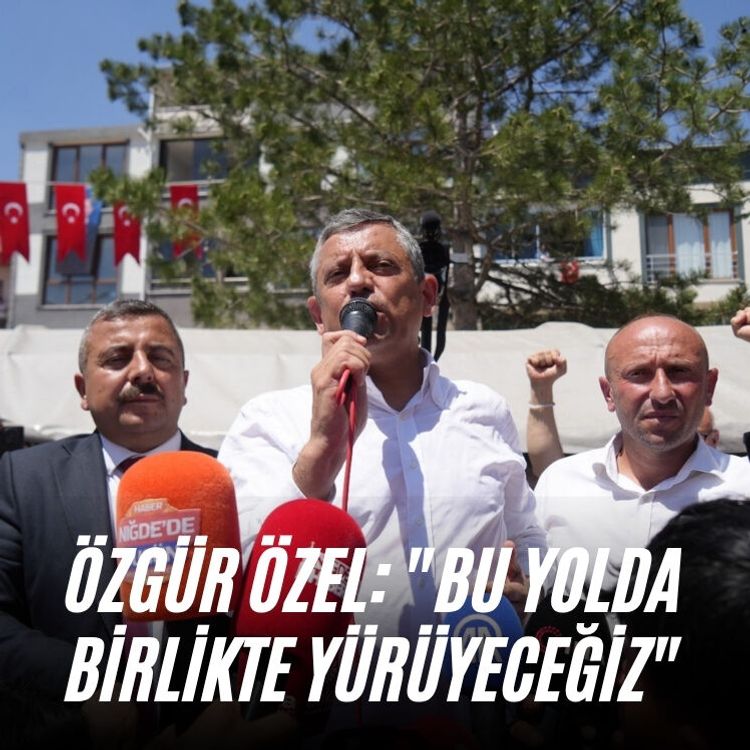 Özgür Özel: "Yolumuza devam edeceğiz"