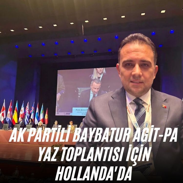 AK Partili Baybatur AGİT-PA Yaz toplantısı için Hollanda'da