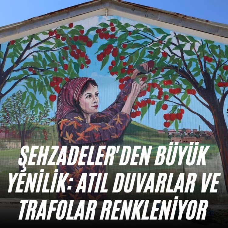 Şehzadeler'den büyük yenilik: Atıl duvarlar ve trafolar renkleniyor