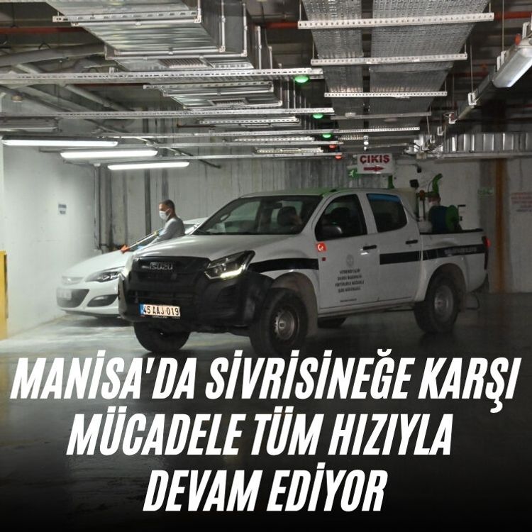 Manisa'da sivrisineğe karşı mücadele tüm hızıyla devam ediyor