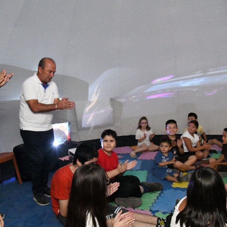 Yunusemre’de çocuklar uzayın derinliklerine yolculuk yaptı