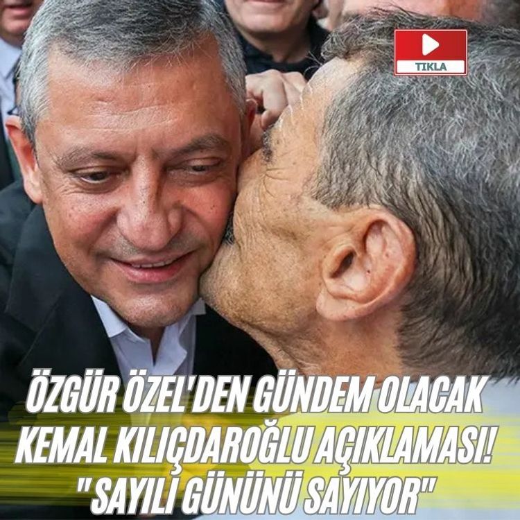 Özgür Özel'den gündem olacak Kemal Kılıçdaroğlu açıklaması! "Sayılı gününü sayıyor"
