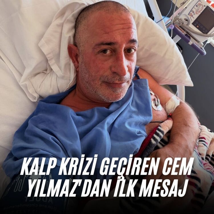 Kalp krizi geçiren Cem Yılmaz'dan ilk mesaj