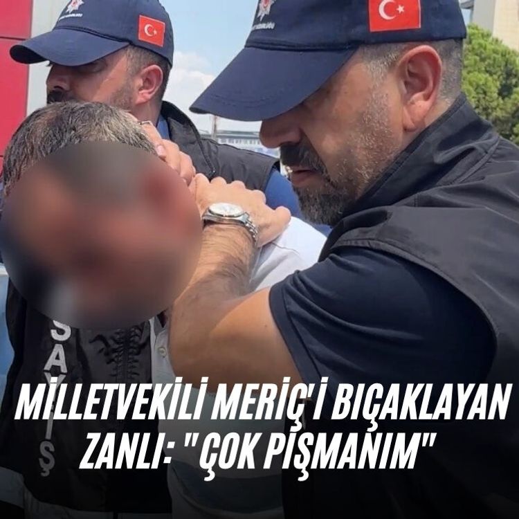 Milletvekili Meriç'i bıçaklayan zanlı: "Çok pişmanım"